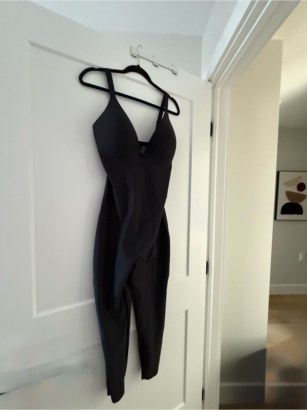SKIMS Black One-Piece Jumpsuit